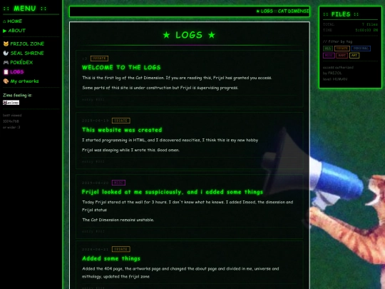 logs screenshot