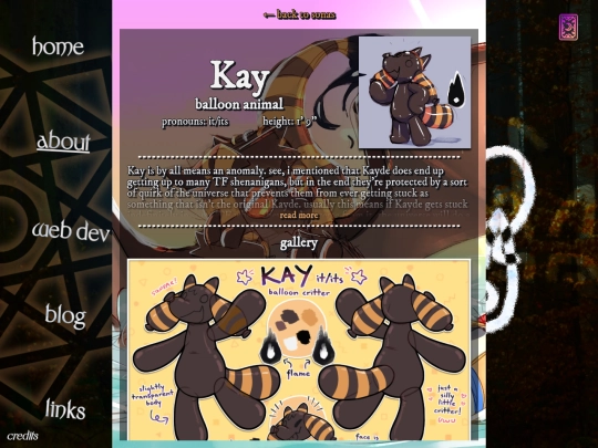 about/sonas/kay screenshot