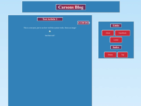 blog screenshot