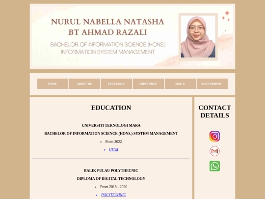 education screenshot