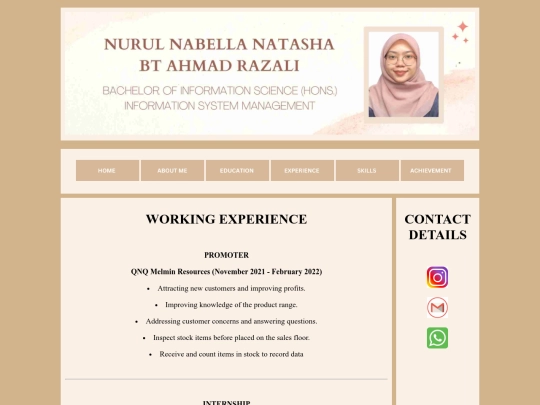 experience screenshot