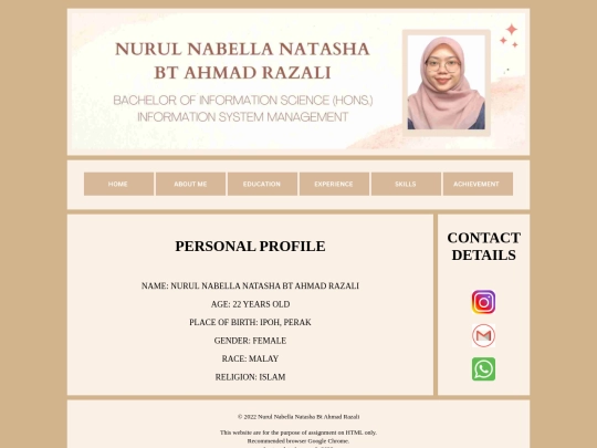 resume screenshot