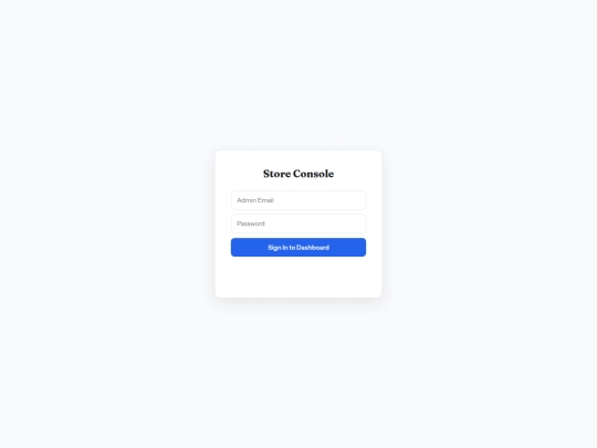 admin screenshot