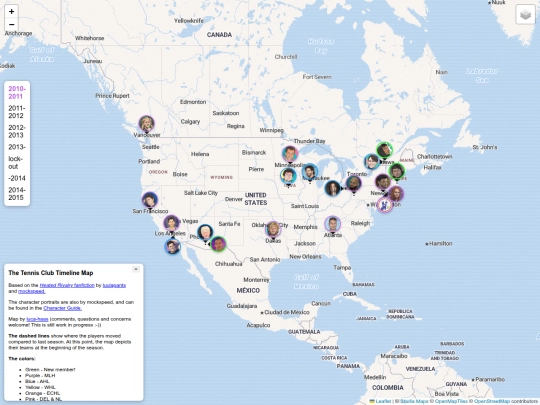 tennisclubmap screenshot
