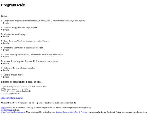 pongpy/programacion screenshot