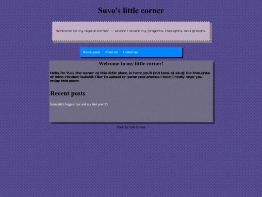 Suvosa's_Blog/main screenshot