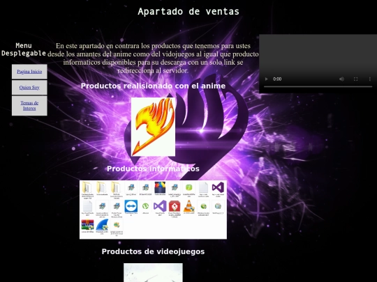Paginas/Productos de Ventass screenshot