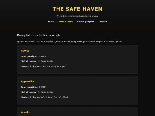 tiers screenshot