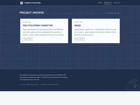 projects screenshot