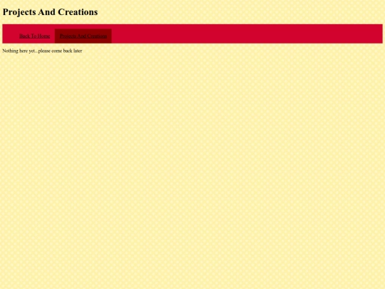 Projects-Creations screenshot