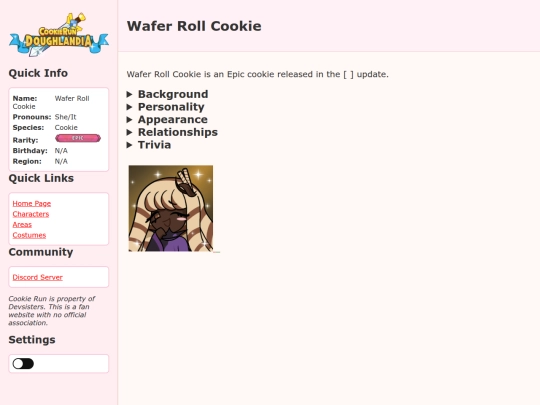 Wafer_Roll_Cookie screenshot