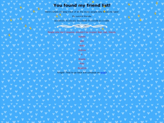 friendlist screenshot