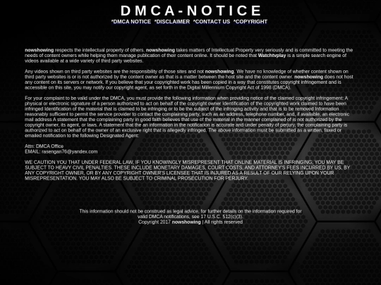 DMCA screenshot