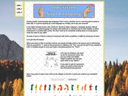 language screenshot