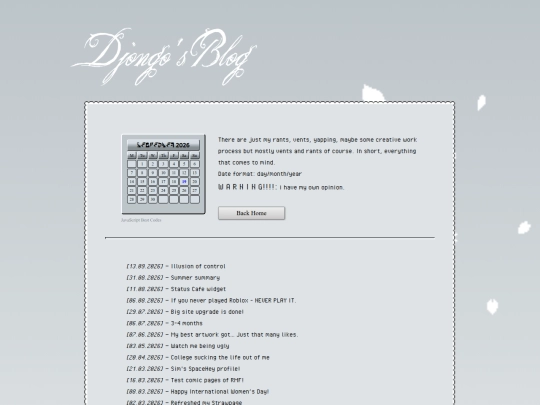 blog screenshot