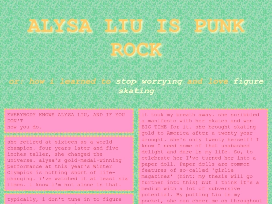 html/alysa screenshot