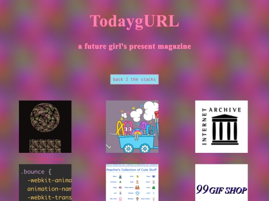 html/pizzazz screenshot