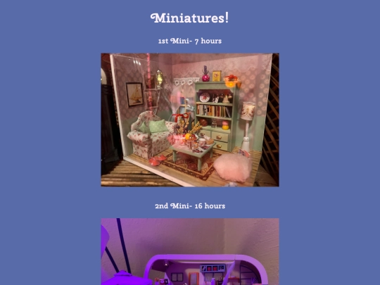 Miniatures screenshot