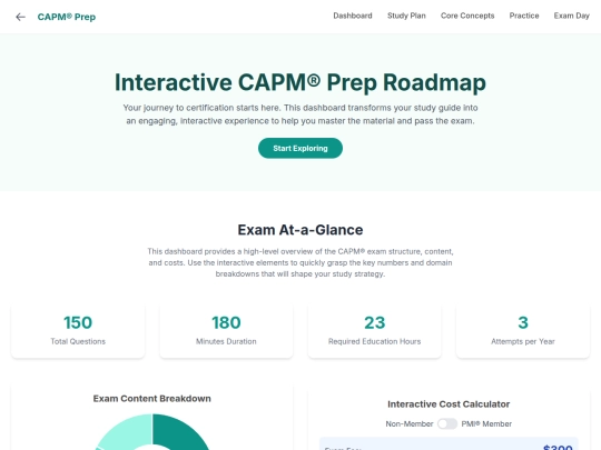 CAPM-exam-prep screenshot
