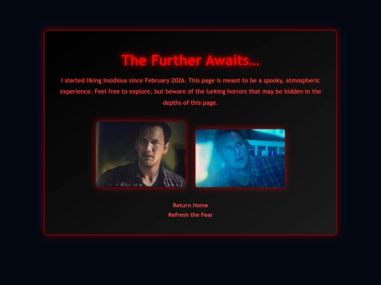 insidiousPage screenshot