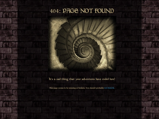 not_found screenshot