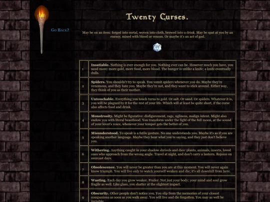 tables/curses screenshot