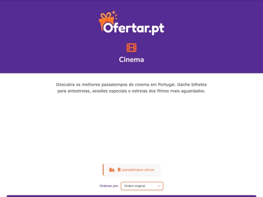 categorias/cinema screenshot