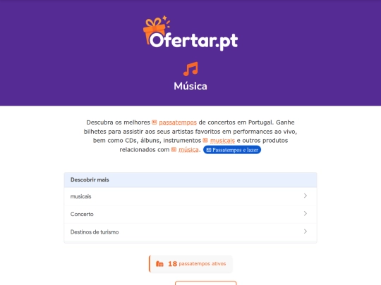categorias/concertos screenshot