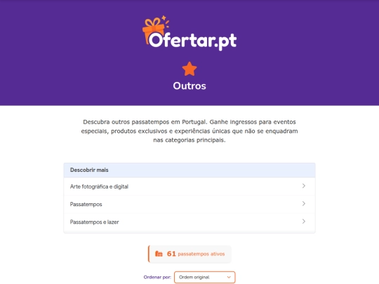 categorias/outros screenshot
