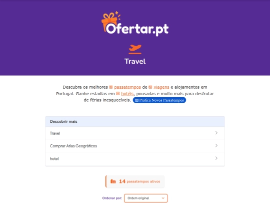 categorias/travel screenshot