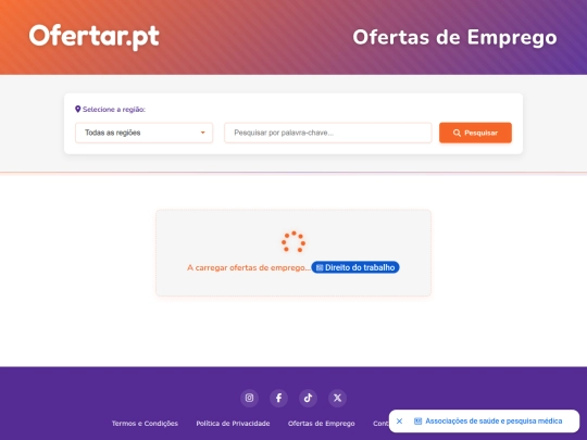 emprego screenshot