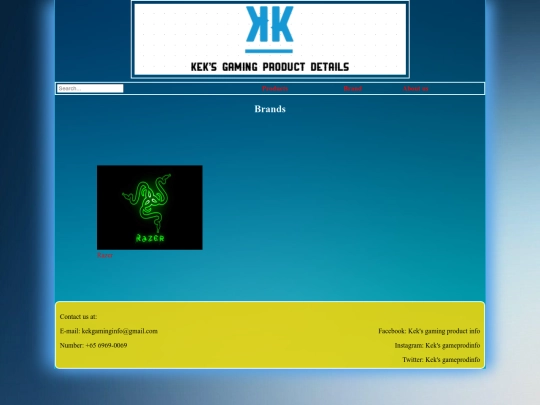 brands screenshot