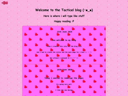 blog screenshot