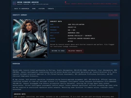 andromeda characters/jade-subject-03 screenshot