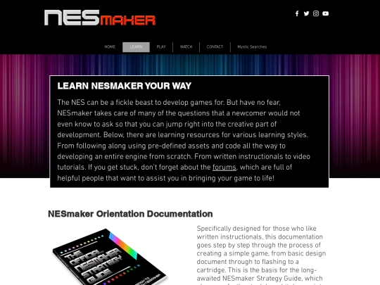 learn screenshot