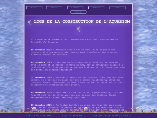 pages/logs screenshot