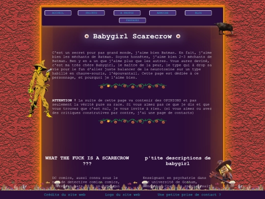pages/thescarecrowfrombatman screenshot