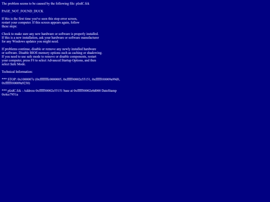 V7/bsod screenshot