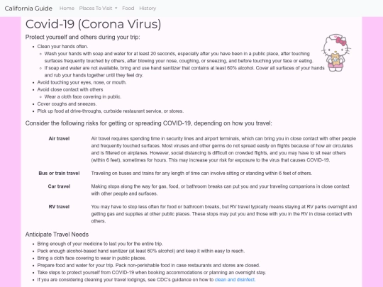 covid screenshot