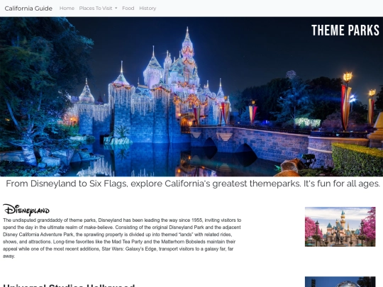 themeparks screenshot