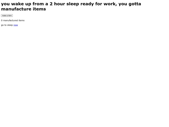 sweatshop/daythree screenshot