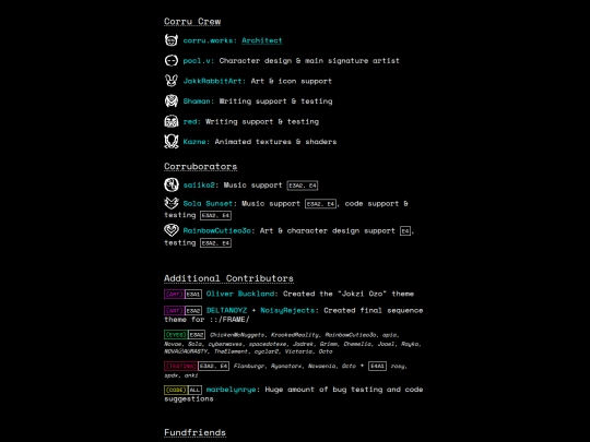 credits screenshot