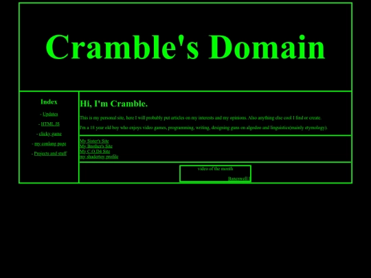 index screenshot
