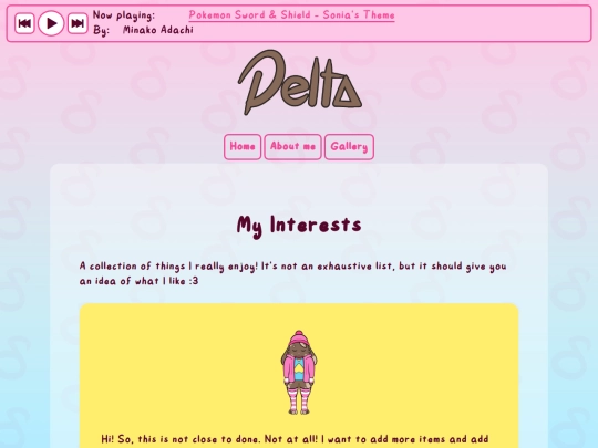 about-me/interests screenshot