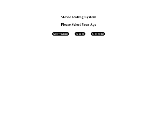 MovieRatingSystem screenshot