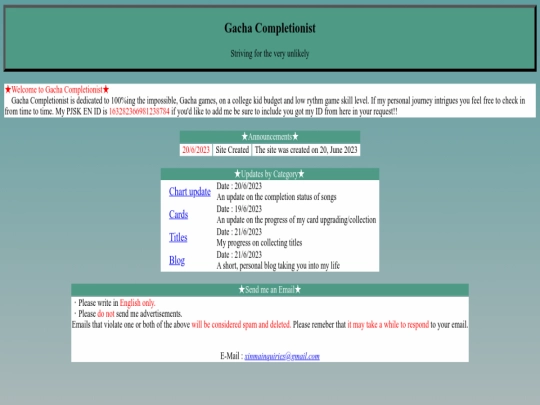 index screenshot