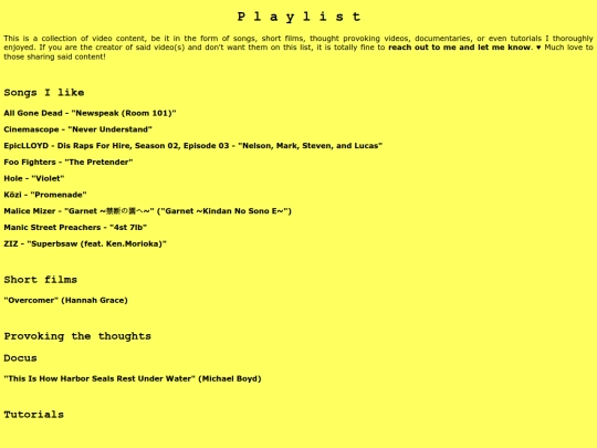 playlist screenshot