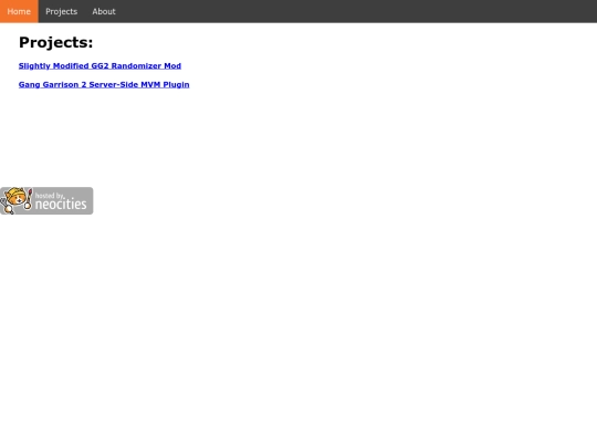 projects screenshot
