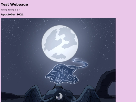 test screenshot