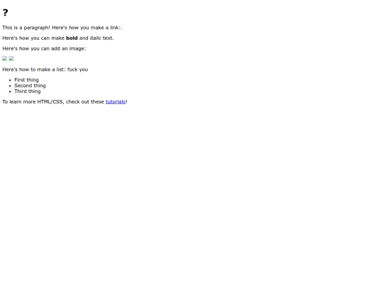 index screenshot